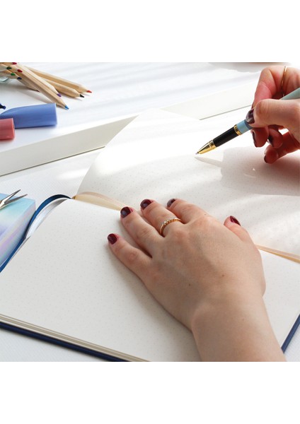 A5 Bullet Journal Noktalı Defter 140 Gr. 80 Yaprak Forest