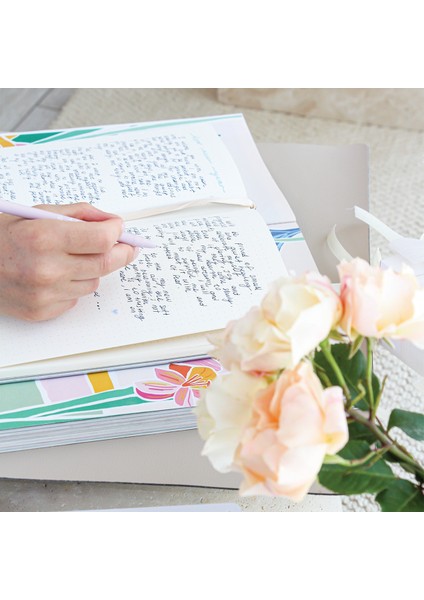 A5 Bullet Journal Noktalı Defter 140 Gr. 80 Yaprak Forest