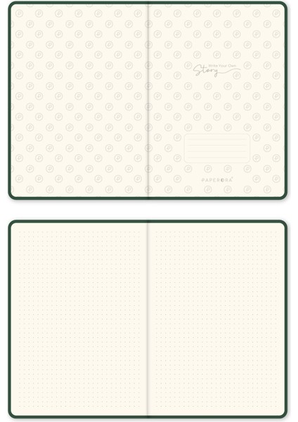 A5 Bullet Journal Noktalı Defter 140 Gr. 80 Yaprak Forest