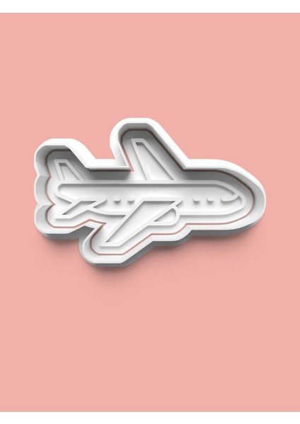 Uçaklar Kurabiye Kalıbı ve Şeker Hamuru Kalıbı 4'lü Set modelleri