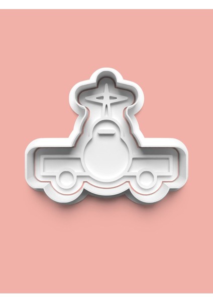 Uçaklar Kurabiye Kalıbı ve Şeker Hamuru Kalıbı 4'lü Set indirimleri