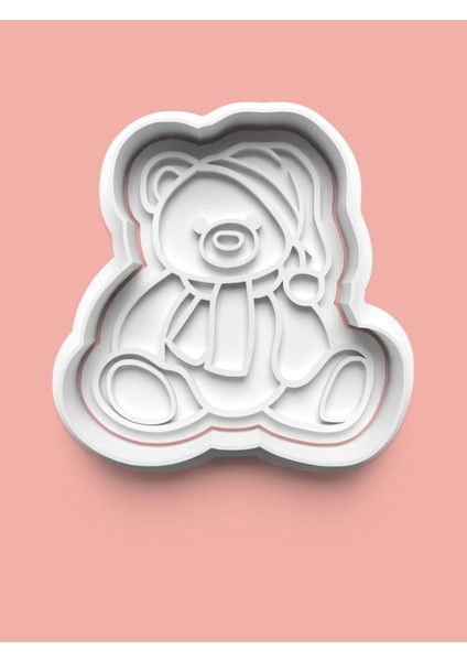 Sevimli Ayıcık Kurabiye Kalıbı ve Şeker Hamuru Kalıbı 3'lü Set fırsatları