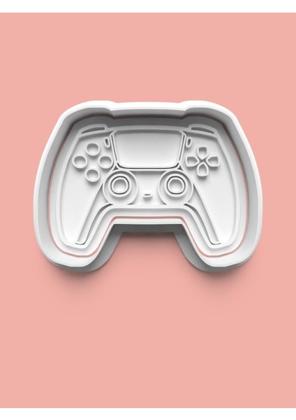 Ps5 Oyun Kolu Figürü Kurabiye Kalıbı ve Şeker Hamuru Kalıbı