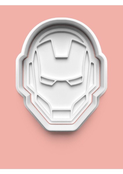 Iron Man Demir Adam Figürü Kurabiye Kalıbı ve Şeker Hamuru Kalıbı