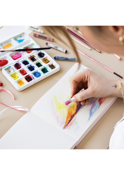 21x15 Sert Kapak 80 Yaprak 140 Gr. Eskiz Defteri - Sketch Book – Siyah indirimleri