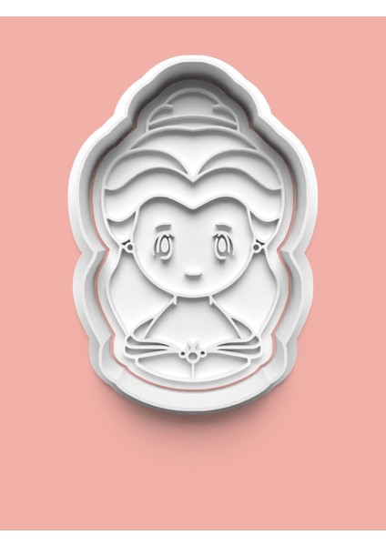 Masal Prensesi Kurabiye Kalıbı ve Şeker Hamuru Kalıbı