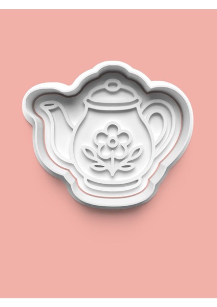 Çay Demliği Kurabiye Kalıbı ve Şeker Hamuru Kalıbı