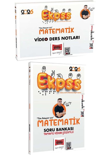 Yargı 2026 Ekpss Tüm Adaylar Için Matematik Soru Bankası ve Video Ders Notları Seti