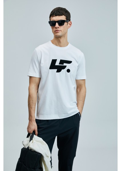 Onıx Modern Grafik T- Shirt Siyah