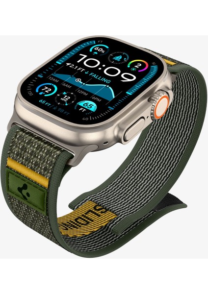 Apple Watch 49mm Ultra Seri 3/2/1 - 46mm Seri 11/10 - 45mm Seri 9/8/7 - 44mm Seri SE3/SE2/SE/6/5/4 ile Uyumlu Kordon Kayış Band Athlex Air Active Green - AMP09035 fiyatları
