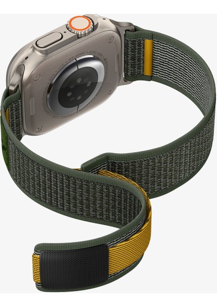 Apple Watch 49mm Ultra Seri 3/2/1 - 46mm Seri 11/10 - 45mm Seri 9/8/7 - 44mm Seri SE3/SE2/SE/6/5/4 ile Uyumlu Kordon Kayış Band Athlex Air Active Green - AMP09035 indirimleri