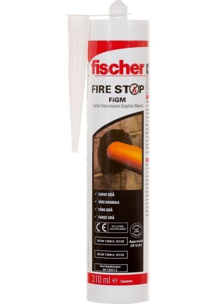 Intümesan Grafit Mastik Figm 310 ml