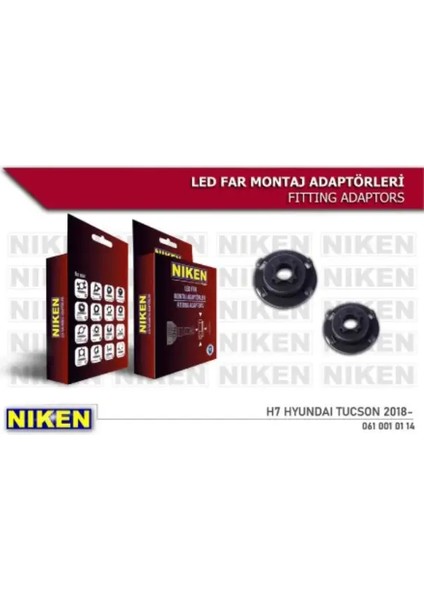 LED Far Montaj Adaptoru H7 Hyundaı Tucson 2018(L16