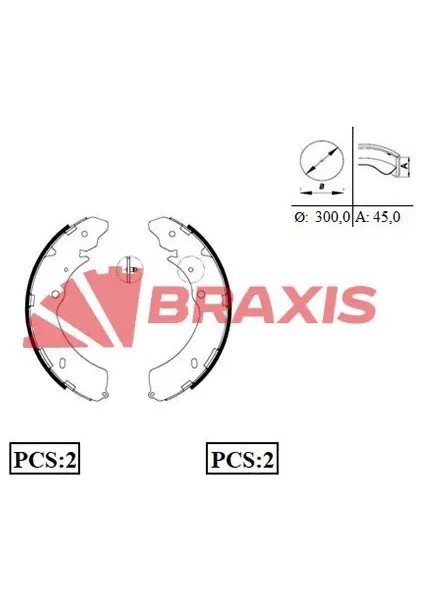 ARKA FREN PABUCLU BALATASI ISUZU D-MAX 4X4 0417 / D-MAX 4X2 0717 /D-MAX 1.9 4X4 4X2 1719