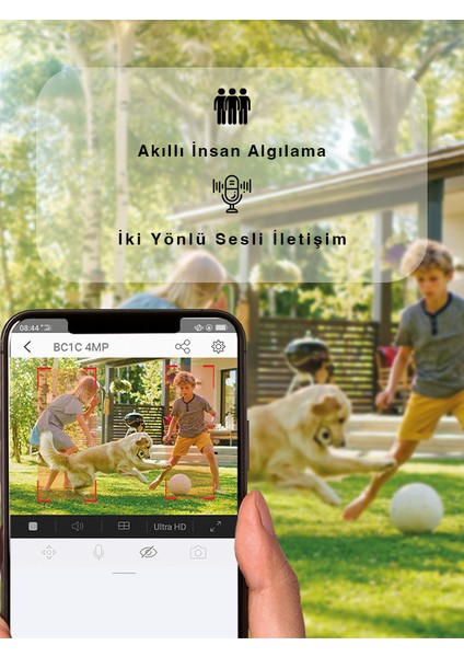 Ezvız BC1C 4 Mp Wi-Fi Bataryalı Güvenlik Kamerası – H.265, Gece Görüşü, Hareket Sensörlü