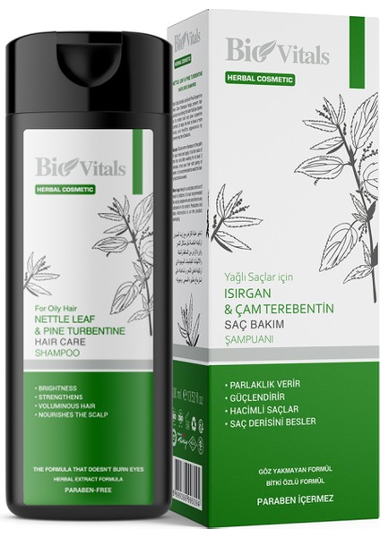 Isırgan ve Çam Terebentin Şampuan 400 ml