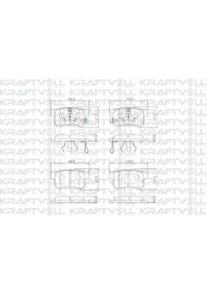 Arka Fren Balatası Honda Accord 03- Crv Iı 2.2 Ctdı 02-06