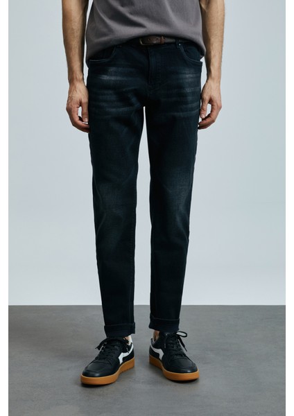 Ivan Smart Jean Erkek Pantolon Regular Fit Antrasit fırsatları