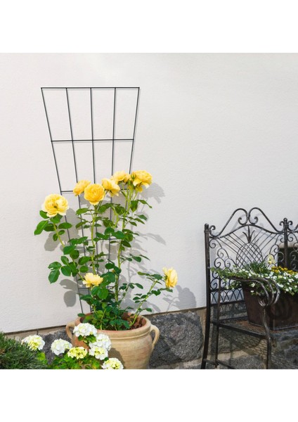Çiçek Destek Kafesi Antrasit 150CM V Dizayn fiyatları