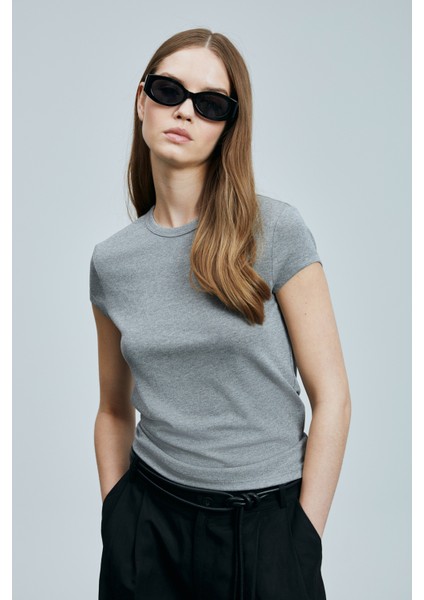 Ann Kadın T- Shırt Siyah