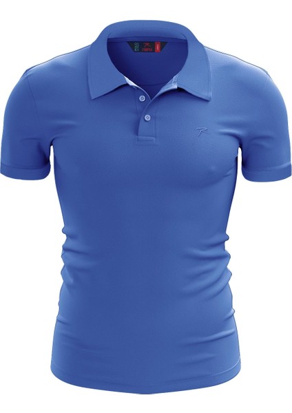 Pamuk Polo T-Shirt Impero Mavi