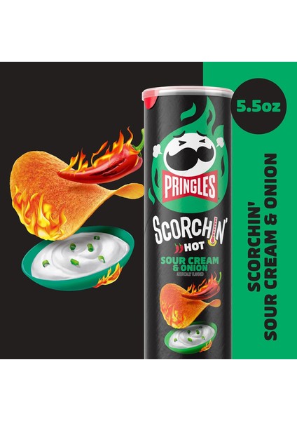 Scorchin’ Sour Cream & Onion 5.5 Oz 158G Orijinal Usa