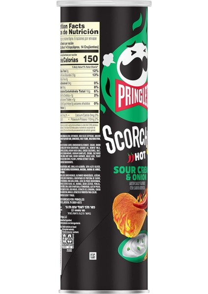 Scorchin’ Sour Cream & Onion 5.5 Oz 158G Orijinal Usa