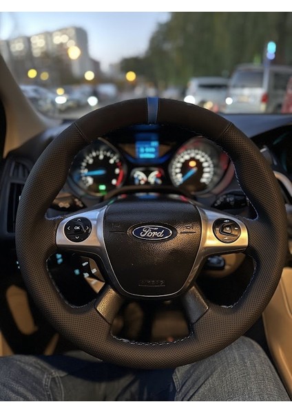 Ford Focus 3 Araca Özel Direksiyon Kılıfı Uyumlu Açıklamayı Okuyunuz