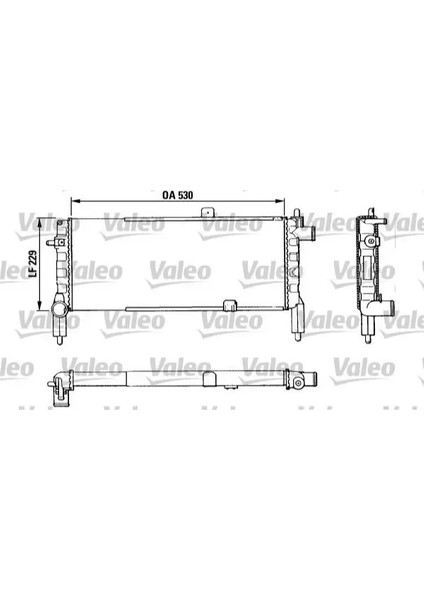 Motor Radyatoru Corsa 1,2