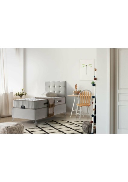 Berlin Full Ortopedik Antialerjik 24 cm 120*200 Yatak-Baza-Başlık Seti