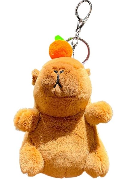 Sevimli Kapibara Peluş Içi Yumuşak Peluş Anahtarlık Capybara Oyuncak Figür Yüksek Kalite