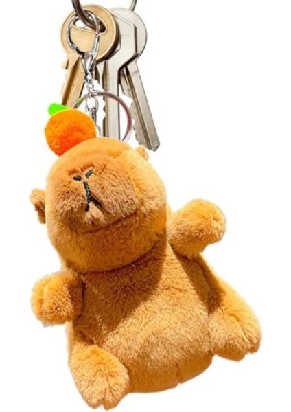 Sevimli Kapibara Peluş Içi Yumuşak Peluş Anahtarlık Capybara Oyuncak Figür Yüksek Kalite