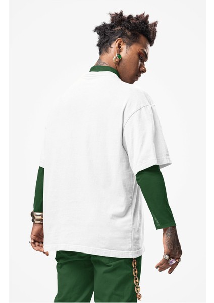 Unisex Cartoon Style Billie Eilish Baskılı Tişört, Oversize Müzik Temalı T-Shirt fiyatları