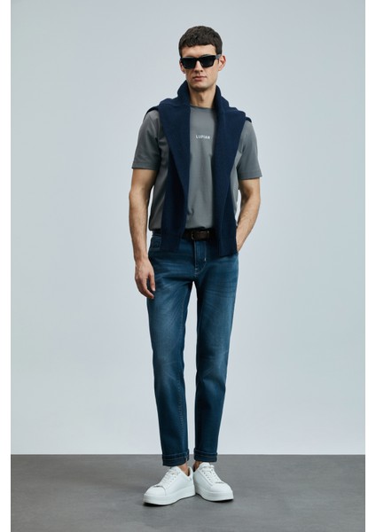 Eduard Smart Jean Erkek Pantolon Slim Fit Mavi fiyatları