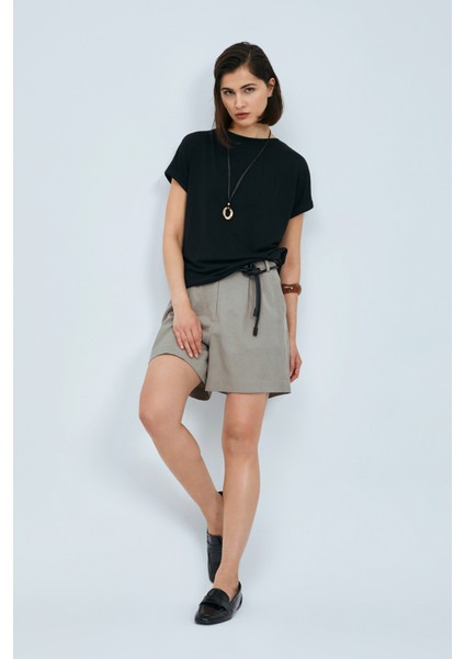 Sıgnorıa Kadın Modal Karışımlı T- Shırt Siyah fiyatları