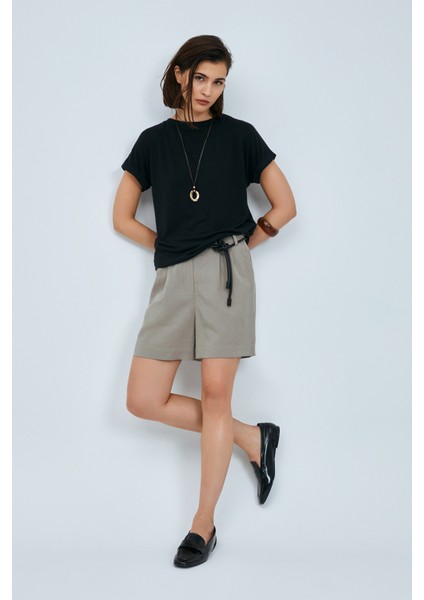 Sıgnorıa Kadın Modal Karışımlı T- Shırt Siyah fırsatları