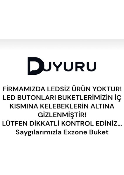 LED Işıklı Büyük Boy Mor Lila Kelebek Buketi Kalıcı Hediye Anneye Sevgiliye Arkadaşa modelleri