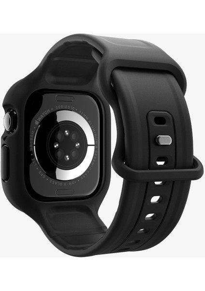 Apple Watch 42mm Seri 11/10 ile Uyumlu Kılıf & Kordon Kayış Vault Pro Matte Black - ACS09390 fiyatları