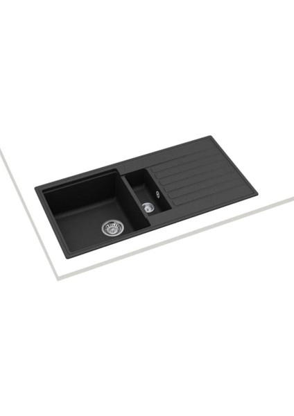 Cliff 60 B-Tq1,5 Hazneli Granit Eviye
