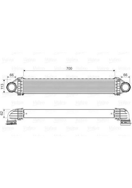 Turbosarj Radyatoru A-Class W169 0412 B-Class W245 0511