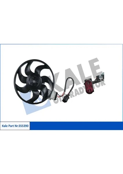 Kontrol Unıtelı Radyator Fanı 300W 300MM Sol Q7 0715 Touareg Cayenne 0310 Brj Bac Ble
