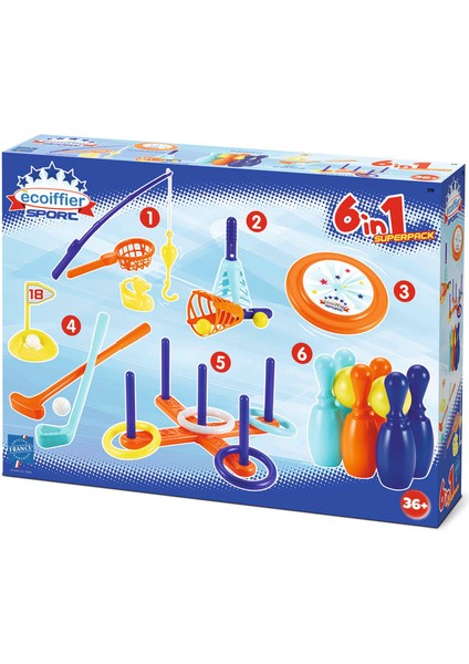 6 Lı Sportıf Oyuncak Setı