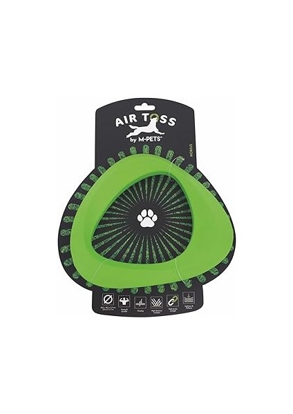 M-Pets Aır Toss Mobius Dayanıklı Suda Yüzen Köpek Oyuncağı Yeşil