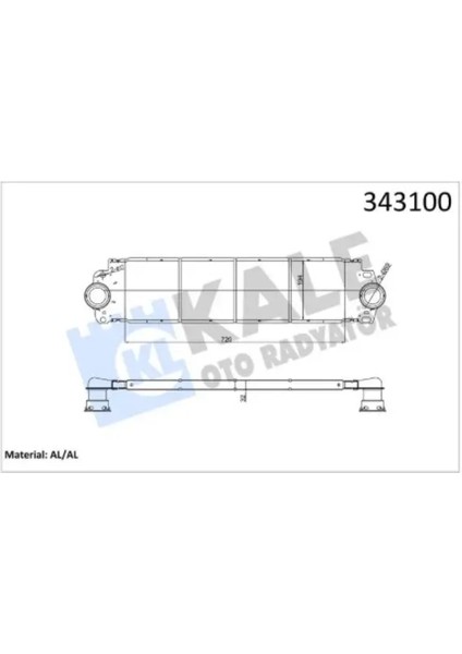 Turbo Radyatoru Transporter T5 T6 1,9 / 2,5tdı Axb Axc Axd Axe Caaa Caab Caac Caad Caae 0315