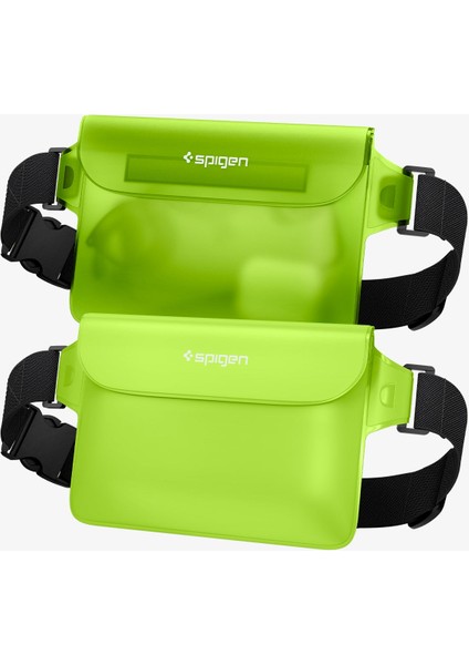 Aqua Shield WaterProof iPX8 Sertifikalı Su Geçirmez Bel Çantası (2 Adet) A620 Cactus Green - AMP06023