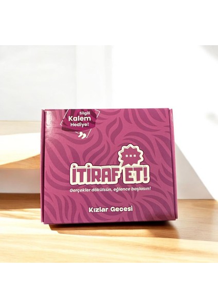 Itiraf Et Kızlara Özel Kart Oyunu