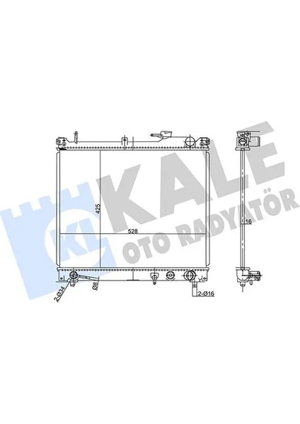 Motor Su Radyatoru Grand Vıtara 1,6 1998-2004 4x4 ( SQ416 )