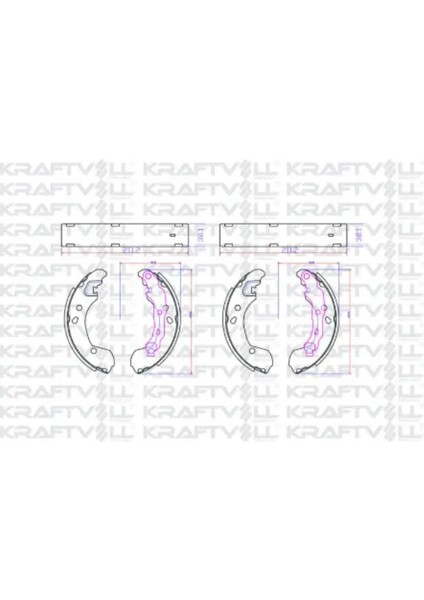 ARKA FREN BALATASI (PABUC) MICRA 3 K12 0310 NOTE 0710 CLIO II 04 CLIO 3 05
