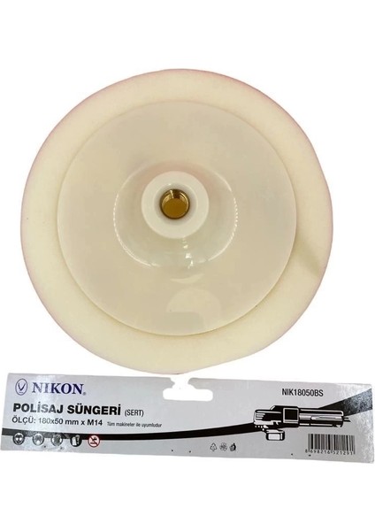 Nikon 18050BS Polisaj Süngeri 180 mm Beyaz Sert