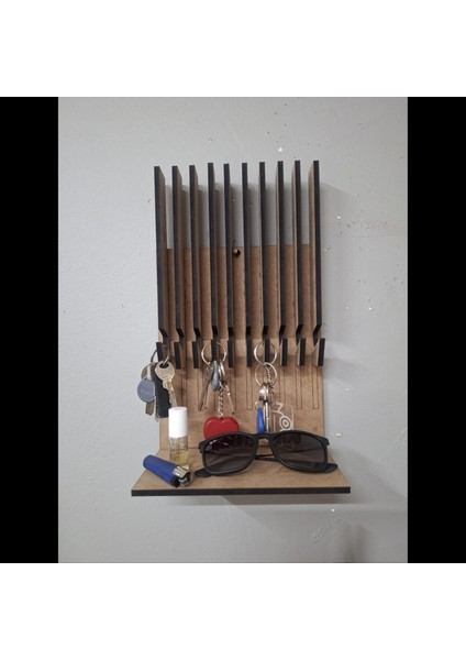 Dekoratif Anahtarlık Askısı 10 Adet Askı Çengelli